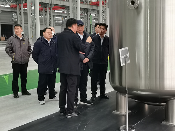 山東省生態(tài)環(huán)境廳參觀太極并對太極公司的環(huán)境保護表示認(rèn)可